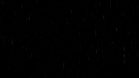 Falling torrential rain simulation of rain on a black background HD 1080