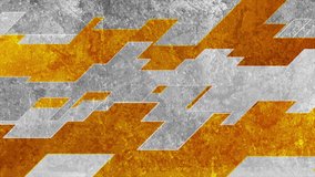 Orange and grey grunge stripes abstract motion design. Geometric tech background. Seamless looping. Video animation Ultra HD 4K 3840x2160