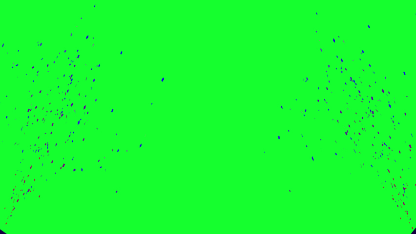 4K Confetti on a green background with an alpha channel. Stock video in 60 frames for decorating clips. Element for decoration, holiday, victory, achievement, congratulations. | Shutterstock HD Video #1058930411