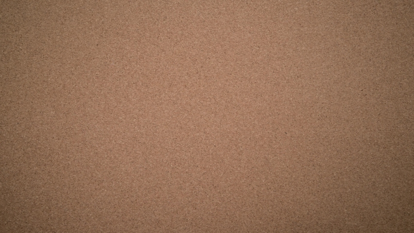 Many Questions on a cork board - Stop Motion Animation - Note Paper - Idea