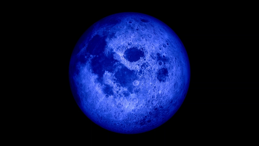 Blue Moon Rotation or Spinning 스톡 동영상 비디오(100% 로열티 프리) 1059167507 | Shutterstock
