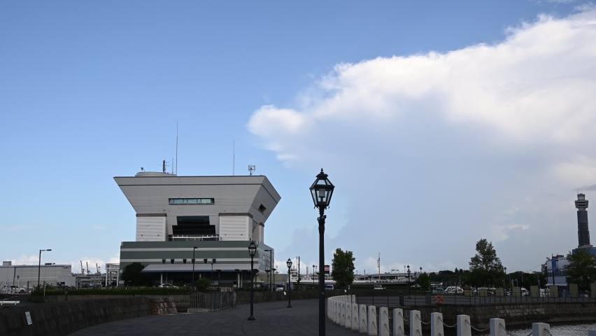 Yokohama, Japan.  Scenery around Osanbashi  pier.