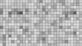 Computer generated abstract video animation of seamless loop mosaic random moving