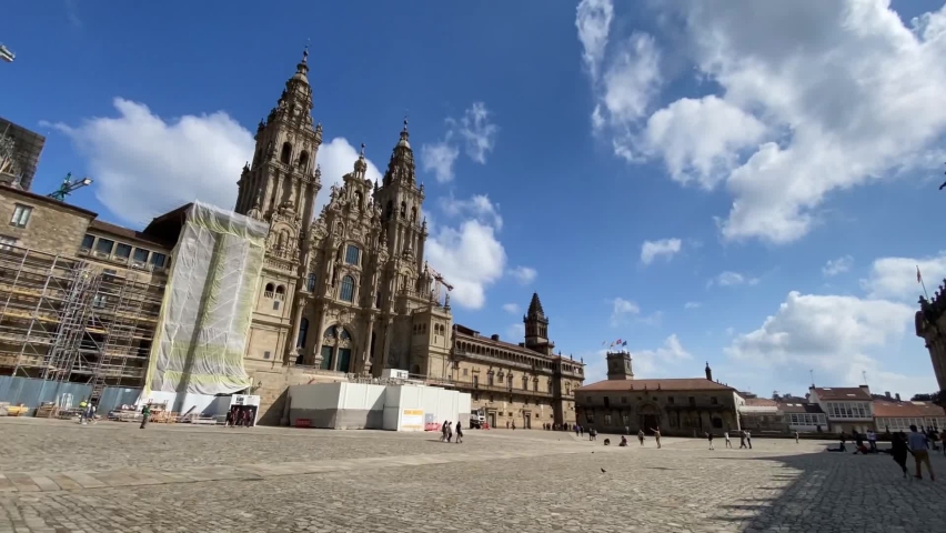 Santiago de Compostela Cathedral Timelapse