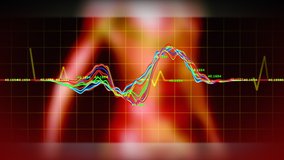 Digital animation of Financial data processing over grid lines against 3D human body model spinning on black background. Global economy and finances concept - Powered by Shutterstock - Get 15% off with code: PIKWIZARD15