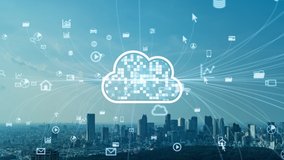 Cloud computing concept. Communication network. - Powered by Shutterstock - Get 15% off with code: PIKWIZARD15