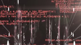 Digital animation of Data processing over network of connections and bright spot of light against black background. Global networking and online security concept - Powered by Shutterstock - Get 15% off with code: PIKWIZARD15