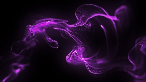 Purple Particles Animation Background Loop