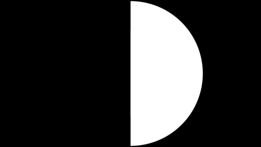 Yin-Yang Symbol Growing Merging Into Smaller Symbols Chinese Philosophy