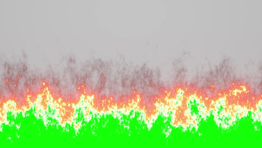 Paper burns on a green screen background fire video transition. Luma Matte Transition. Chrome key