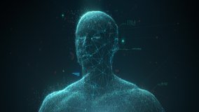 Artificial Intelligence face scanner. Facial recognition and biometric medical research concept - Powered by Shutterstock - Get 15% off with code: PIKWIZARD15