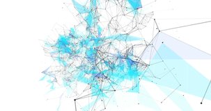 Animation of digital interface with network of connections, world map and graph on white background. Global digital network technology concept digitally generated image. - Powered by Shutterstock - Get 15% off with code: PIKWIZARD15