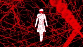 Mask protection against corona virus.

Woman moving thought virus particles protected by a mask. - Powered by Shutterstock - Get 15% off with code: PIKWIZARD15