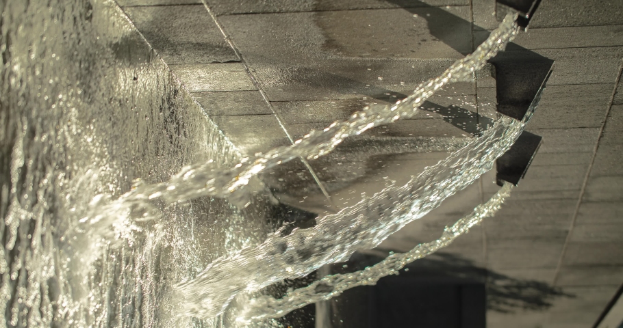 Time lapse of Garden of Provinces and Territories water feature (fountain) in Ottawa, Ontario.
