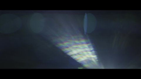 Sharp anamorphic lens flare effect moving from right to left shot on a 50mm lens from the Lucent Vista Collection - Lens Flare Video Element