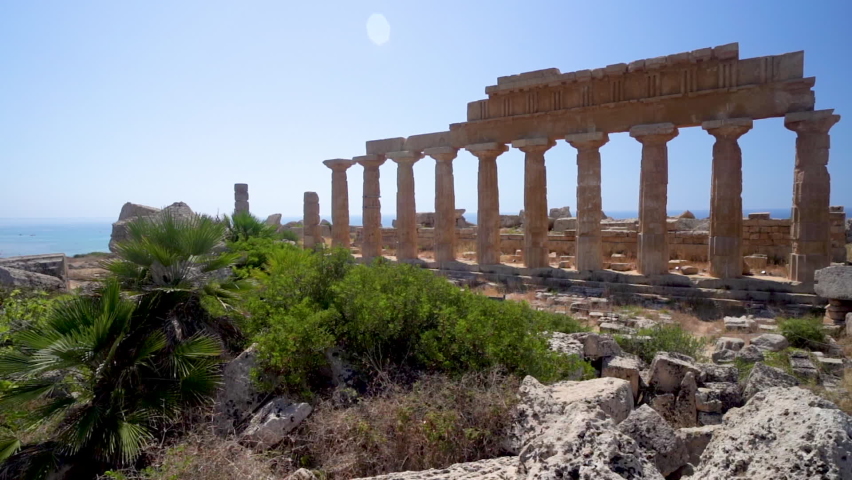 Parco Archeologico Di Selinunte Stock Video Footage - 4K And HD Video ...