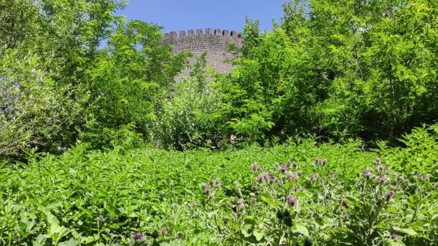 Malazgirt castle in the countryside in Turkey