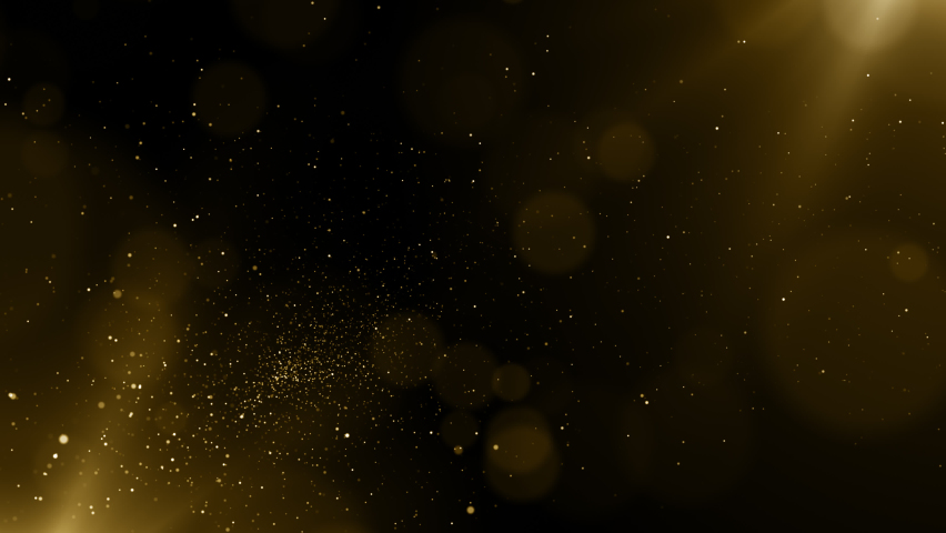 Particles gold event awards trailer titles cinematic concert stage background loop