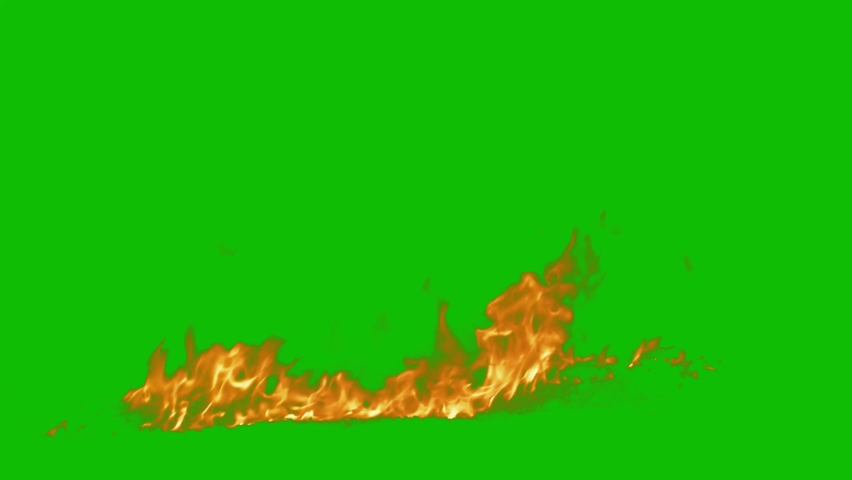 Burning fire. Bonfire. Closeup of flames burning slow motion effect green screen background footage motion graphics, or as a background or overlay 4K | Shutterstock HD Video #1059569780