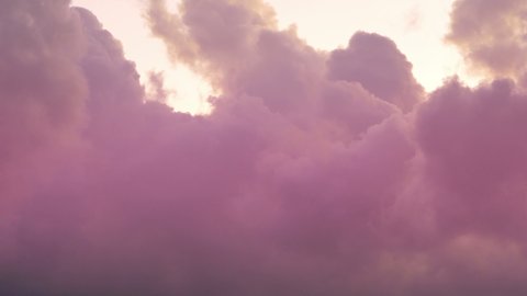 Colorful cloudscape changing in time lapse video in 4k Arkivvideo