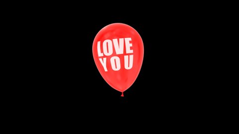 Celebration Loop Animation Balloon for Your Birthday Celebration, Valentine's Day, Anniversary, Greetings, Birthday Party, Baby Shower and Holiday events with QuickTime /Animation /Alpha Channel 