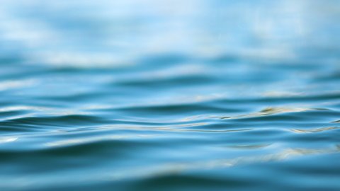 Water surface abstract background, beautiful soft blue color