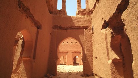 Old wall of the mosque in morocco
