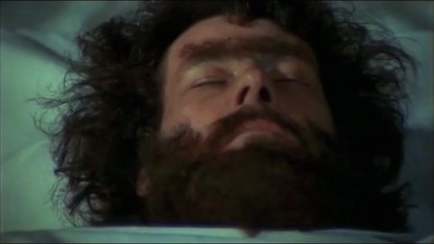 CIRCA 1974 - In this horror film, Dr. Frankenstein (Rossano Brazzi) prepares an experiment to bring a dead man and woman back to life.