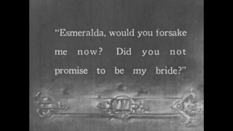 CIRCA 1923 - In this adaptation of the Hunchback of Notre Dame, Esmeralda leaves an aristocratic party with Clopin in order to save Phoebus' life.