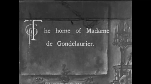 CIRCA 1923 - In this silent movie adaptation of the Hunchback of Notre Dame, Phoebus flirts with his fiance Fleur de Lys.