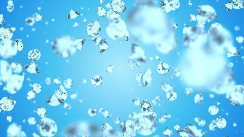 Blue Diamond Particle Refraction loop Background Animation Green Screen. concert, performances, Presentation, Dance Parties, Music, Jewelry, Luxury, Expensive Shiny, Precious, Fashion, Money, Rich.
