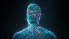 Artificial Intelligence face scanner. Facial recognition and biometric medical research concept - Powered by Shutterstock - Get 15% off with code: PIKWIZARD15