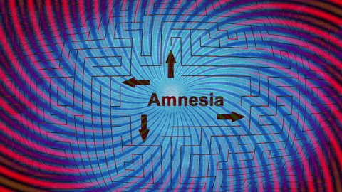 Amnesia maze concept and dizzy spirals