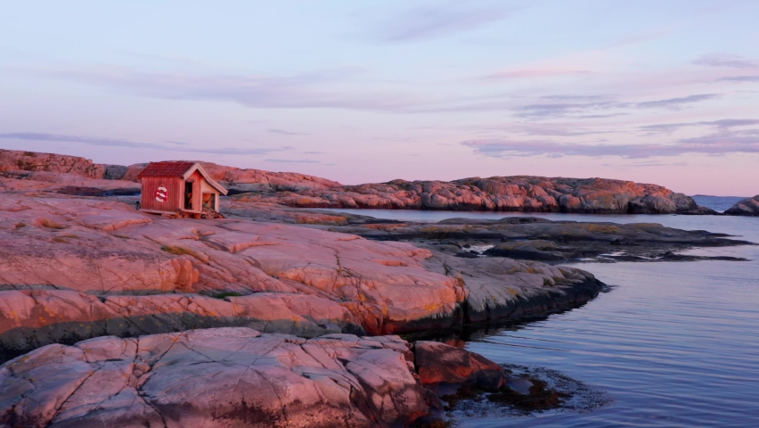 Pink Granite Stones Stock Video Footage - 4K and HD Video Clips