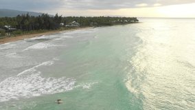 Beach Caribbean Aerial 4k drone