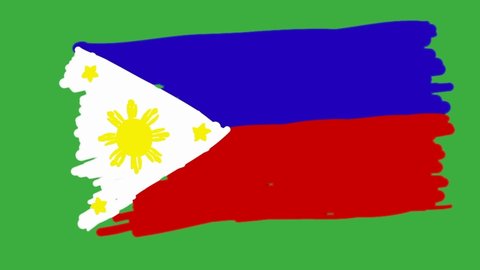 Philippines flag and map package 
