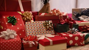 Holiday gifts under the christmas tree. - Powered by Shutterstock - Get 15% off with code: PIKWIZARD15