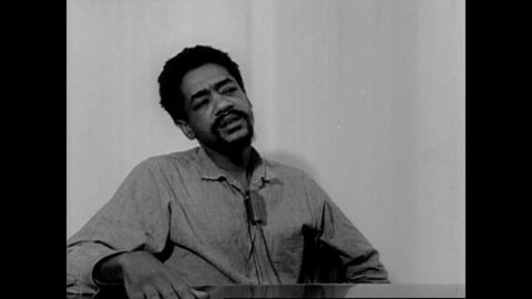 CIRCA 1970 - Black Panther leader Bobby Seale is interviewed and how other prisoners ask him about what's going on in the Civil Rights movement.