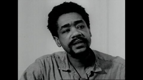 CIRCA 1970 - Black Panther leader Bobby Seale is interviewed at San Francisco County Jail about prison guards trying to entrap him.
