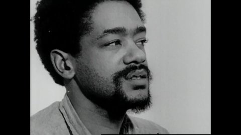 CIRCA 1970 - Black Panther leader Bobby Seale is interviewed at San Francisco County Jail, and talks about Huey P. Newton's hunger strike.