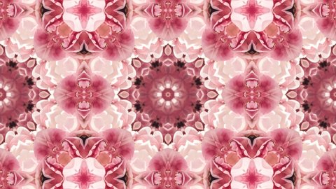 Abstract mandala flower background, unique texture kaleidoscope design
