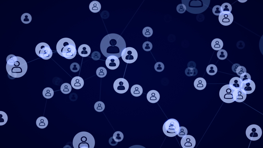 Network connection seamless.Connecting people, flickering.Looping zoom in animation.Global connection.Lines connecting people.Internet and social media.Technological HUD background.Green,blue. Royalty-Free Stock Footage #1059771518