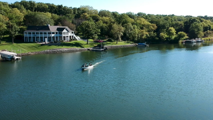 Boat on a Summer Lake