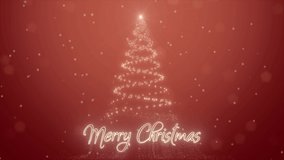 Merry christmas 2021 neon animation, 3d motion design for new year holidays, sparkles background - Powered by Shutterstock - Get 15% off with code: PIKWIZARD15