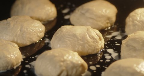 Timelapse Bread is baked in the oven. High quality 4k footage