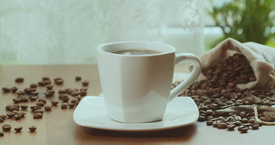 Freshly Brewed Coffee Is Poured Stock Footage Video 100 Royalty Free 1059903020 Shutterstock