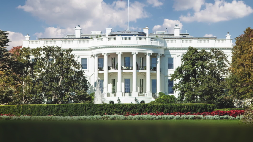 White House Time Lapse Zoom Royalty-Free Stock Footage #1059904700