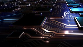 Technological background of the abstract computer motherboard, can be used in the description of technological processes, science, education. Can be used as digital dynamic wallpaper - Powered by Shutterstock - Get 15% off with code: PIKWIZARD15