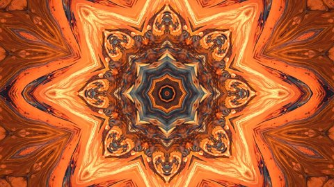Abstract kaleidoscope background, unique kaleidoscope animation 4K, beautiful texture kaleidoscopic design