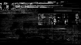 A black sci-fi background with glitchy fast forward effect from the Corruption collection - Glitch Distortion Video Element. - Powered by Shutterstock - Get 15% off with code: PIKWIZARD15